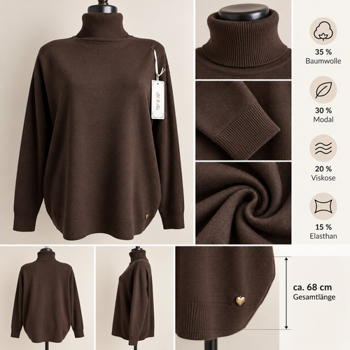 Damen rollkragenpullover - damen,