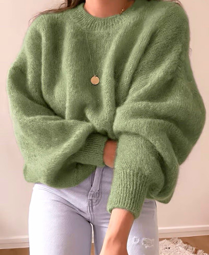 Damen feinstrick oversize - feinstrick,