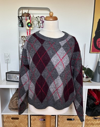 Moderner strickpullover mit - moderner,