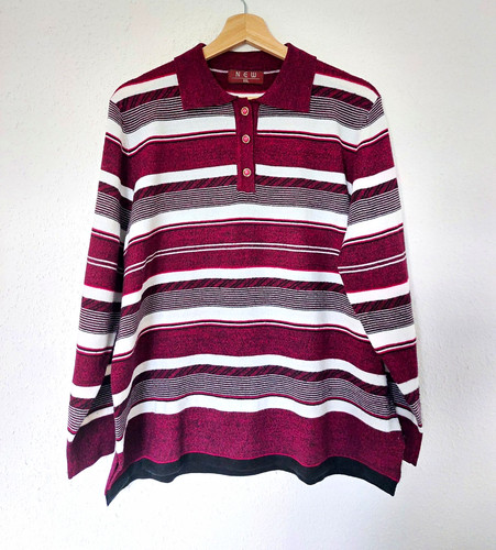 Langarmpullover mit kragen und - langarmpullover,