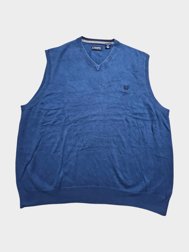 Chaps strickweste xxl blau - xxl,