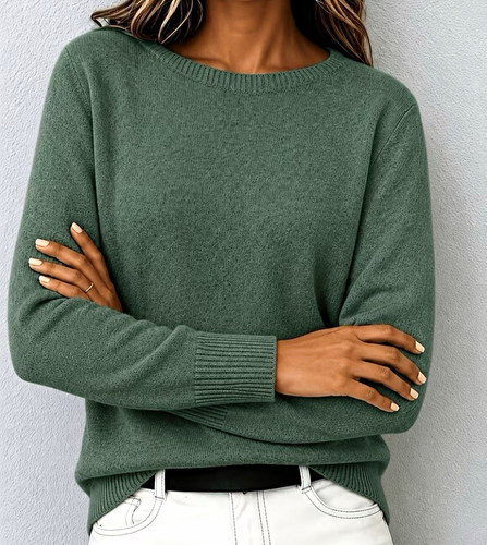 Damen strickpullover grün - damen,