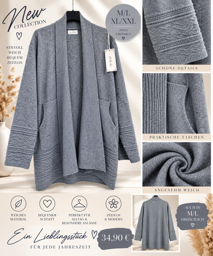 Damen weiche cardigan und - cardigan,