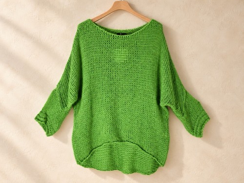 Damen oversize strickpullover - damen,