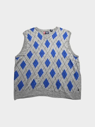 Chaps argyle strickweste - chaps, xxl